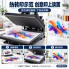 White Blank Hand-Held Flag Made of Polyester Pongee with Wooden Pole, Suitable for Heat Transfer Printing, Advertising Flag, National Flag, Car Flag
