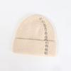 Gorro de punto de piel de conejo de angora 2025 Nuevo Otoño e Invierno Cálido Nicho Diamantes de imitación Hilo Gorro Clima Frío Gorro Transfronterizo