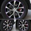 Roda de automóvel decoração tira pneu galvanoplastia decoração colar anti-riscos tira linha anti-riscos anti-colisão tira anel de proteção R-7036