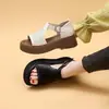Sandalias de Suela Gruesa para Mujer 2026 Verano Nueva Moda Punta Abierta Romanas de Suela Suave Sandalias de Playa para Uso Diario Casual y Uso Versátil