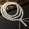 Pulsera de semillas de estrella de Hainan al por mayor de fábrica, Luna Bodhi, cuentas de molienda seca de alta densidad 6 mm para mujer, pulsera de 108 cuentas