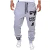 Estación Independiente Transfronteriza Amazon Aliexpress Comercio Exterior Pantalones Casuales Estampados para Hombre 2025 Nuevos Pantalones Largos Deportivos con Cordón