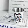 Taza de Café Nueva, Taza de Acero Inoxidable, Vaso de Agua de Aspecto Elegante con Tapa, Vaso Sencillo de Nicho con Popote, Taza Portátil Engrosada para Bebidas Frías