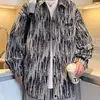 Chaqueta Tie-Dye Juvenil 2026 Atuendo de Primavera y Otoño, Elegante Camisa de Manga Larga para Hombre, Chaqueta Retro de Corte Holgado, Estilo Casual Chic