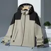 Jaqueta Softshell masculina para primavera e outono de 2024, nova roupa externa masculina, jaqueta masculina corta-vento para atividades ao ar livre, vestuário de montanhismo