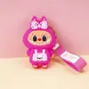 Cartera pequeña Labubu para niños de silicona, pequeño regalo, llavero, colgante, lindo regalito para máquina de garra, en stock