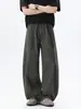 Pantalones de trabajo Celanfit de estilo americano para hombre, nueva marca de moda primavera/verano, pantalones largos casuales versátiles de pierna ancha estilo retro.