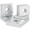 Tuerca Cuadrada Galvanizada en Blanco, Forma Cuadrada, Tuerca de Cuatro Esquinas, Tapa de Tornillo de Cuatro Caras, Tapa de Tuerca M3M4M5M6