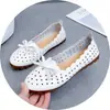 Zapatos Calados para Mujer Verano Zapatos de Enfermera Transpirables para Mujeres Embarazadas Planos Blancos