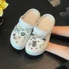 Diademas para Zapatos DIY para Crocs, Frescas y Transpirables para Verano, de Secado Rápido, que Aumentan la Altura, de Suela Gruesa, con Diseño de Lazo, Sandalias de Playa Personalizadas
