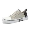Sapatos de Lona Masculinos Novos Sapatos Brancos de Outono Estilo Coreano Modernos Versáteis Tênis Juventude Casual Esportivo Sapatos da Moda Masculinos