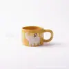 *Nuevo Modelo 0026* 8.5*6.5 cm 280ml Taza de Dibujos Animados Taza de Cerámica Taza de Café Linda con Imagen