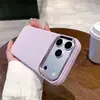 Estojo Duas em Uma com Janela Grande Adequado para iPhone 16 Pro Max, Capa para Celular Apple 17, 14/15 Silicone Líquido Color Blocking
