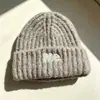 Chapéu de Lã com Circunferência de Cabeça Grande para Mulheres, Gorro Fashion para Outono e Inverno, Afina o Rosto, Chapéu Versátil com Proteção para Ouvido, Touca de Tricô Quente