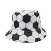 Venda Quente Transfronteiriça Elemento Copa do Mundo Chapéu de Pescador Futebol Personalidade Fashionável Lazer ao Ar Livre Chapéu Bacia Chapéu Tendência