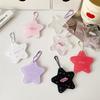 Llavero de Estrella de Acrílico de Dibujos Animados Coreanos para Sostener Fotos para Estudiantes Marco de Foto de Identificación de 1 Pulgada Colgante Joyería para Mujeres