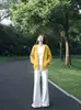 Chamarra sudadera con capucha color cúrcuma para mujer, nuevo cárdigan corto de principios de otoño 2026, top versátil y que estiliza estilo coreano
