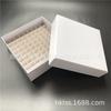Cartón para tubos de almacenamiento congelado de 1.8 ml y 81 pozos, cartón de papel para congelador, papel impermeable opcional