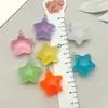 Pendente Estrela Coração Lua de Resina Luminosa Estrela de Cinco Pontas Tridimensional Chaveiro DIY Pulseira Pingente Acessórios de Joalheria