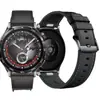 Adecuado para Huawei Watch Gt5 Correa de Cuero Tipo Pulsador para Hombres 22mm Mujeres 18mm