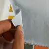 Gran Caballería Tela Elástica Lavada con Arena Inclinada Hilo de Bambú Algodón Moda Cardigan Chaqueta de Primavera Tejido de Sarga Lavada