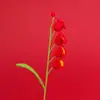 Ramo Tejido a Mano Producto Terminado Ramo de Lirios del Valle DIY Producto Terminado de Flor Eterna Flor Artificial Flor de Hilo Regalo de Vacaciones