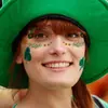 Cadena de Suministro Transfronteriza St. Día de San Patricio Dibujo Animado Lindo Trébol Festival Irlandés Pegatinas de Tatuaje Impermeables y de Larga Duración