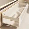 Estante de Baño Montado en Pared para Lavabo Cuarto de Ducha Organizador Estante de Almacenamiento para Inodoro sin Taladro