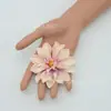Flores Artificiales, Pequeño Epiphyllum, Dalia Nórdica, Tocado de Flores, Cabeza de Flor de Seda, Tocado Tradicional Chino, Fabricación de Coronas, Arreglo Floral