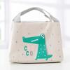 Bolsa para Lonchera de Liquidación, Bolsa de Lonchera Bento Portátil, Bolsa de Picnic de Tela Oxford para Conservar la Frescura, Bolsa Térmica Gruesa de Papel de Aluminio con Dibujos