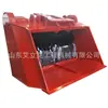 Cubo cribador para reparación de suelos Anfibio Separación de arena y grava Cubo excavador Cubo cribador y triturador multifuncional