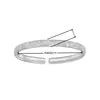 Múltiplos Estilos de Pulseiras Abertas Douradas da Moda com Design de Céu Estrelado, Pulseiras Brilhantes Abertas Estilo Retro 6N Céu Estrelado