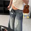 Jeans Acampanados de Corte Holgado Estilo Americano para Mujer, Nueva Colección de Primavera, Tallas Grandes, Tiro Bajo, Pantalones de Pierna Ancha Adelgazantes