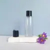 Frasco de Loção Branca para Pets 50ml 500ml Frasco de Embalagem Plástica com Tampa Flip-Top para Tônico Hidratante e Cosméticos