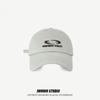 Marca de Moda Coreana Gorra de Béisbol Suave Bordada con Letras para Hombres y Mujeres Primavera y Verano Muestra la Cara Gorra Pequeña Versátil Protección Solar y Sombrilla