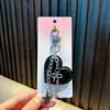 Chaveiro Coração Acrílico Estrela de Cinco Pontas Corrente de Celular Pingente de Borla para Bolsa de Fones de Ouvido Presente para Meninas Ornamento Venda por Atacado