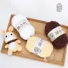 Xuefei Fio Fofo Pequeno Fio Único Chenille Tricô à Mão DIY Crochê Boneca Fio Fofo Pequeno Fio de Tira de Gelo