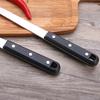 Colher Espátula de Aço Inoxidável Pérola Negra de Fábrica Três Centígrados Isolamento Térmico Cabo de Nylon Preto Colher para Panela de Cozinha Colher para Panela de Fritar