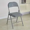 Silla Plegable para el Hogar Taburete Simple Silla con Respaldo Silla Portátil de Oficina Silla de Conferencia Silla de Computadora Silla de Comedor Silla de Dormitorio
