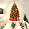 Comercio Exterior Amazon ins Árbol de Navidad Pino Tela Colgante Tela de Fondo Decoración Navideña Tela a Juego Simple y Fresca