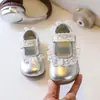 Sapatos de Princesa Femininos Modernos com Renda 2026 Primavera e Outono Novos Estilo Coreano Sapatos Infantis Rasos de Couro com Solado Macio