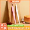 Espátula para Crema de Bizcocho de Chiffon Cuchillo de Plástico para Desmoldar Cuchillo para Dar Forma a Fondant Raspador de Silicona para Modelar Cuchillo de Tallado para el Hogar