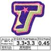 Conta Marca Jardim de Infância Infantil Patch de Tecido Desenho Animado Patch de Tecido Acessórios de Roupa Bordado Digital Pequeno Aplique