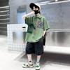 Ropa para Niños Conjunto de Verano para Niños 2023 Nuevo Camisa POLO Camiseta Niños Medianos y Grandes de Verano Manga Corta Conjunto de Dos Piezas Estilo Coreano 8