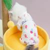 Ropa de Esterilización para Gatos Ropa Postoperatoria Antilamido Ropa de Destete para Gatas Primavera y Verano Algodón Puro Transpirable Ajustable Ropa de Esterilización para Mascotas