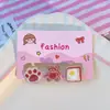 Versión Coreana del Nuevo Mini Clip de Oso de Dibujos Animados Lindo Clip para el Cabello de Conejo con Flor Dulce Accesorios para el Cabello para Flequillo de Bebé para Niños