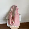 2025 Cor Xadrez Bloqueio de Cores Estilo Fresco Grande Capacidade Bolsa Tote para Estudante e Comutador Poliéster Versátil Casual Bolsa de Ombro
