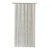 Cortina de Ducha PEVA Geométrico 3D Gris Estilo Europeo Cortina de Ducha Forrada Impermeable Juego de Ganchos Blancos de Regalo