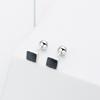 Clavos de Hueso de Oreja de Rosca de Plata S925, Joyería de Oreja Mini Compacta Geométrica de Corazón, Clavos de Oreja Que No Necesitan Quitarse al Dormir, Clavos de Hueso de Oreja