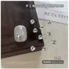 Rhinestones para Uñas sin Base, Rhinestones Apilados Terminados, Decoraciones para Uñas, Bolas de Rhinestone Blancas Transparentes Grandes y Pequeñas Súper Brillantes, Accesorios para Uñas